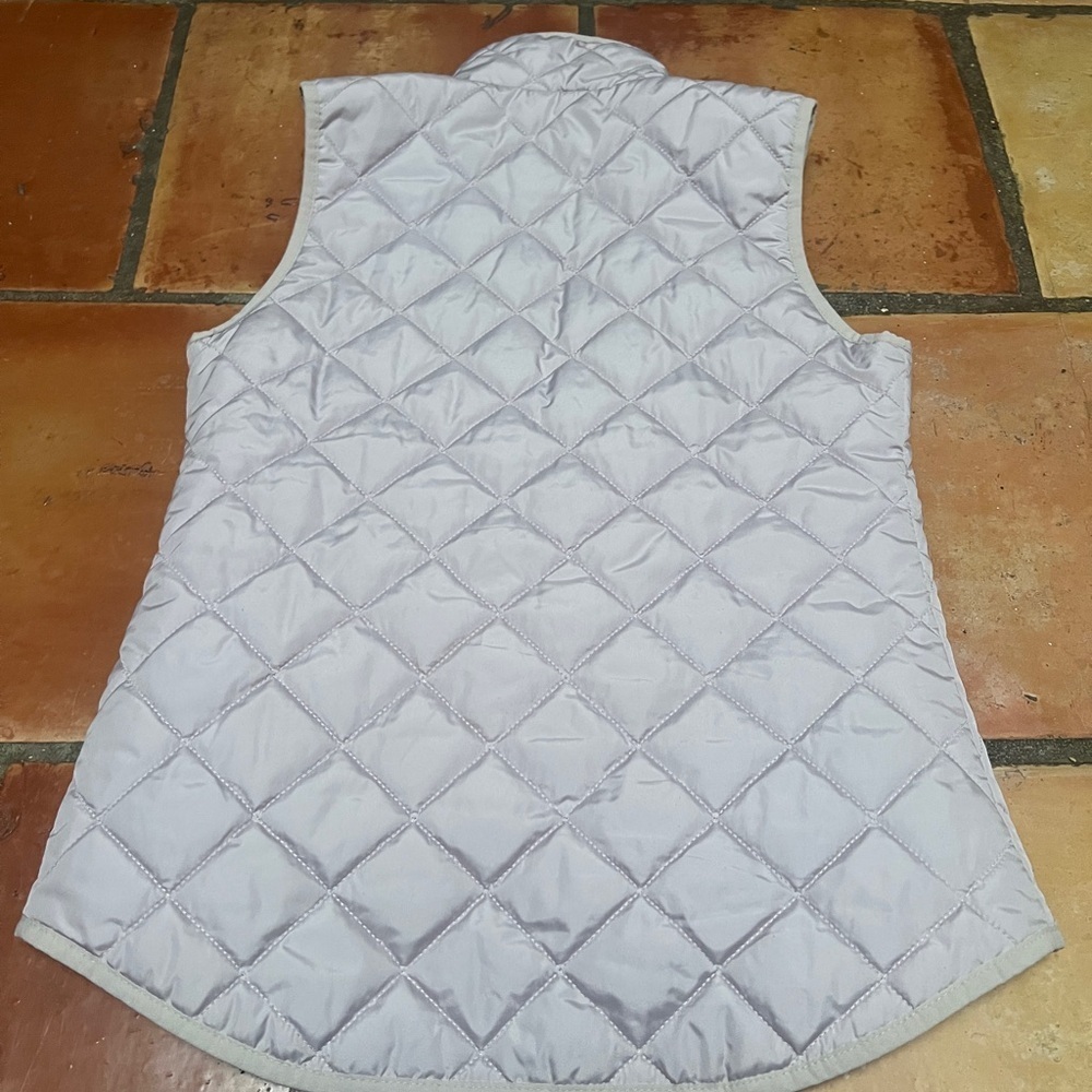 Old Navy Light Gray Puffer Vest - Picture 4 of 4